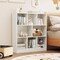 Kids 8-Cube Storage Bookcase 41", Freestanding Toy Organizer Shelf